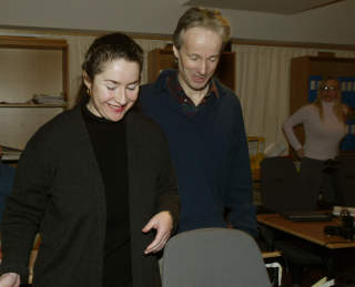 D�MT: Per og Veronica Orderud og Kristin Kirkemo. Foto: Terje Bendiksby / SCANPIX