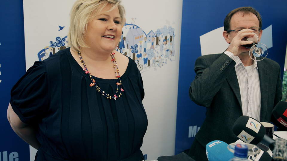 FRAM:  H�yre �ker med 2,1 prosentpoeng fra forrige m�ned. Foto: Jacques Hvistendahl/Dagbladet