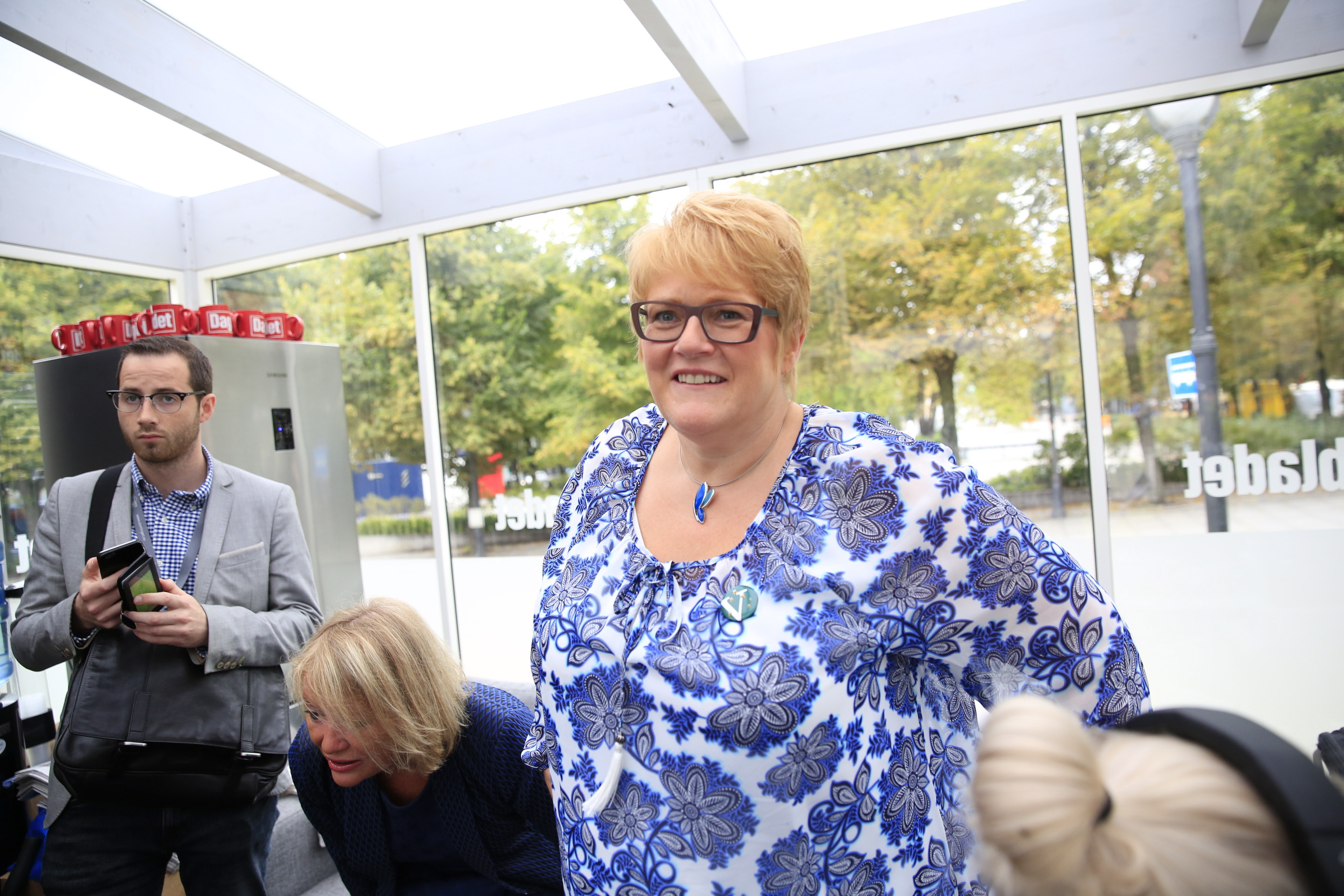 Venstre-leder Trine Skei Grande. 