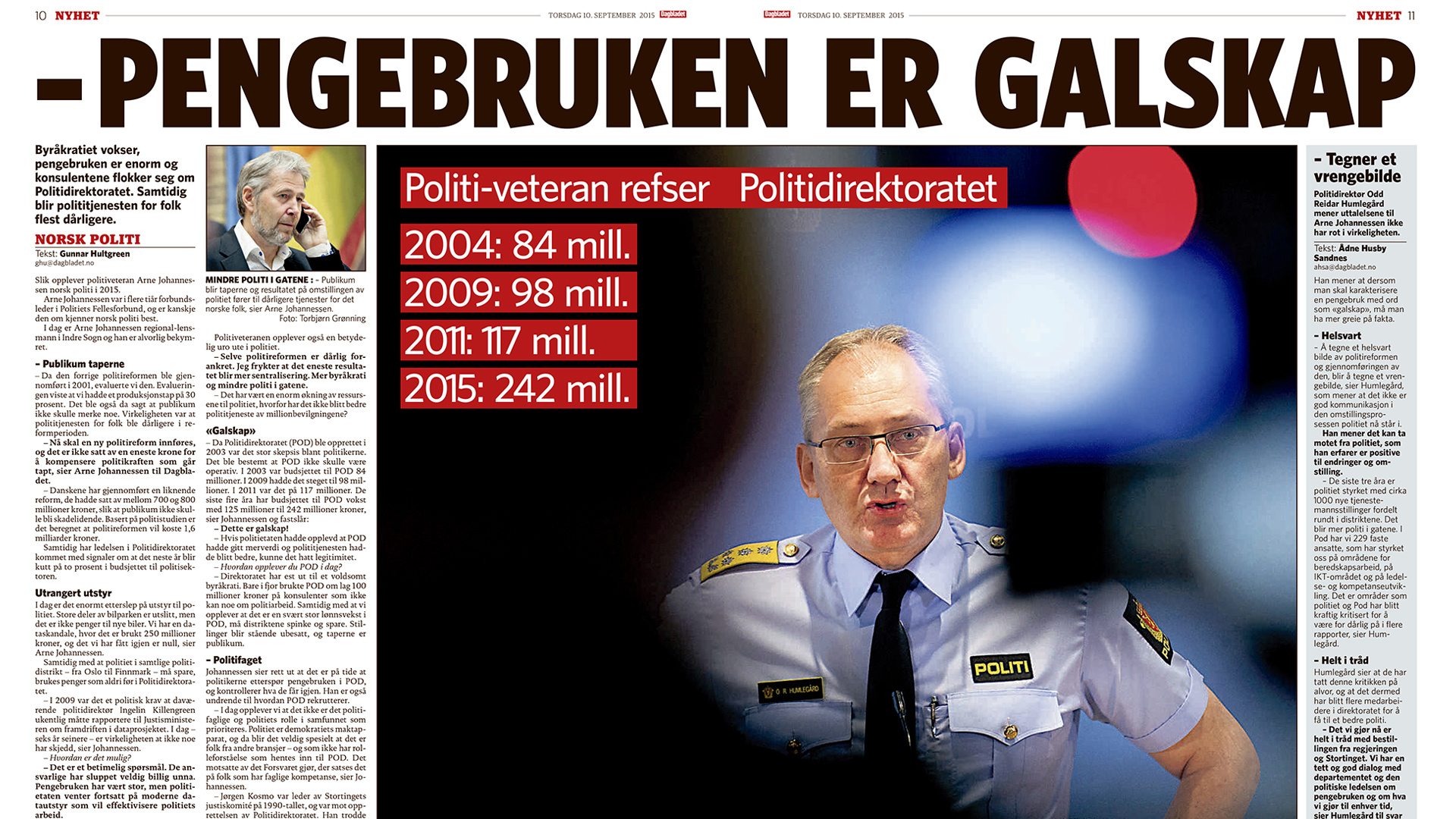 Faksimile Dagbladet.