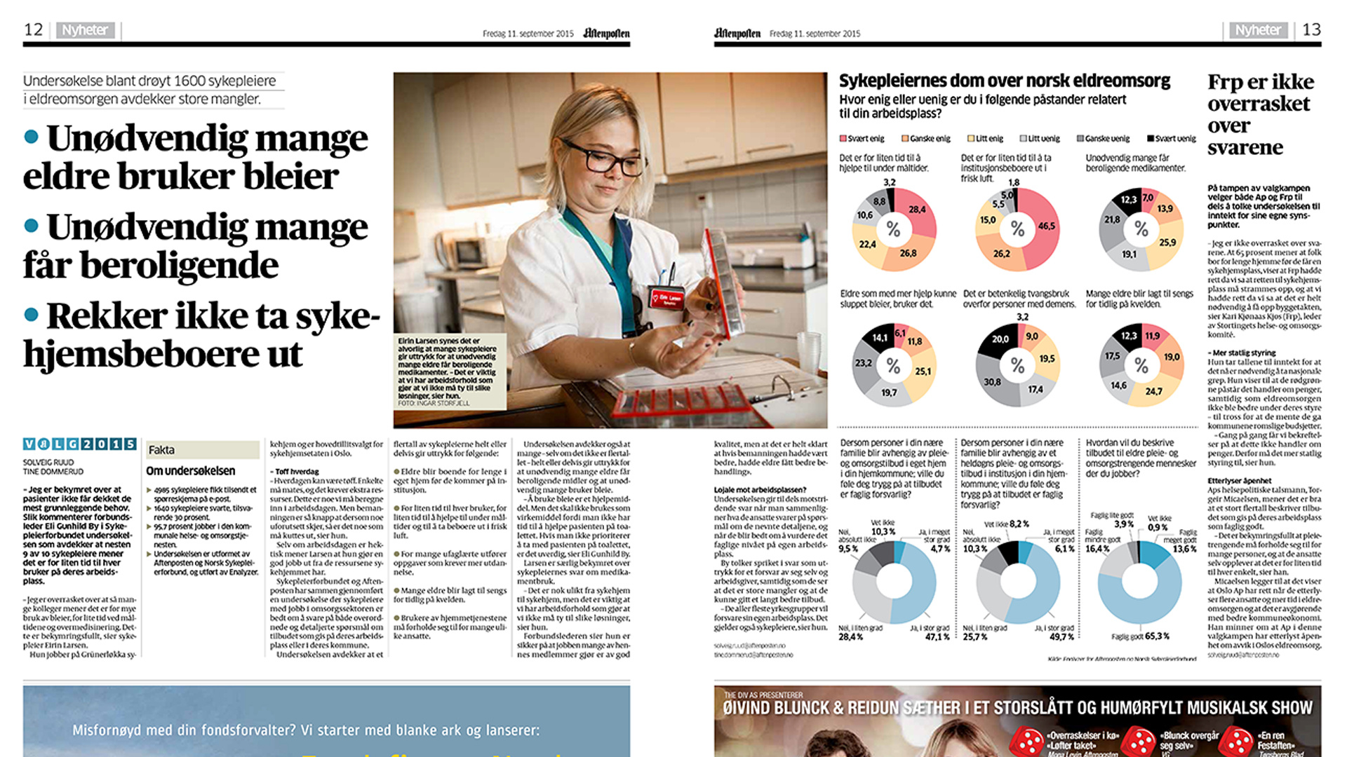 Faksimile Aftenposten. 