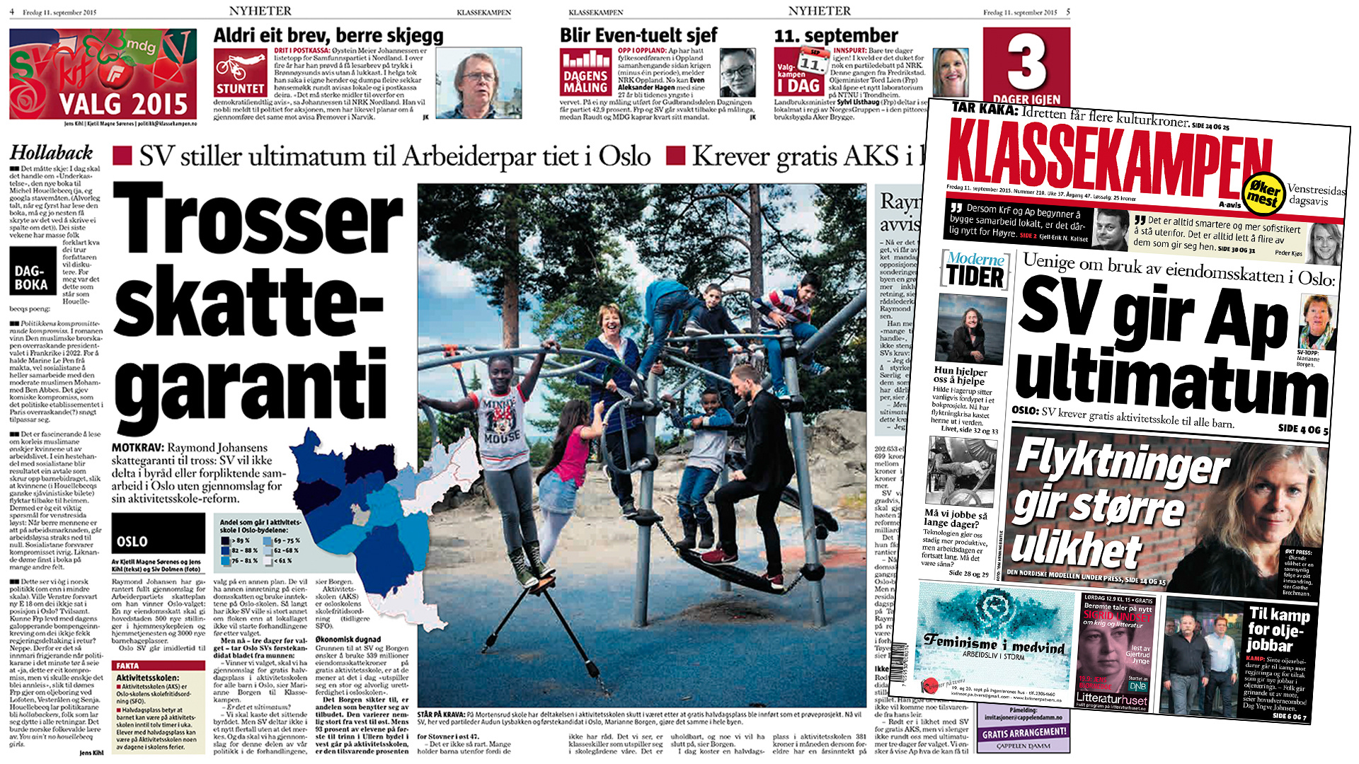 Faksimile Klassekampen. 