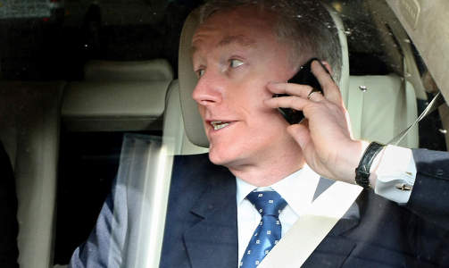 GR�DIG: Sir Fred Goodwin, sjef i Royal Bank of Scotland.Foto: AFP PHOTO/ED JONES/Scanpix
