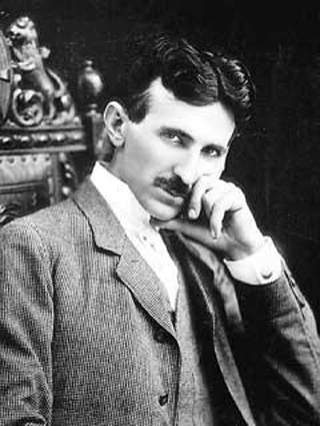 NIKOLA TESLA: Teslatransformatoren er den mest ber�mte oppfinnelsen til den serbisk-amerikanske vitenskapsmannen.