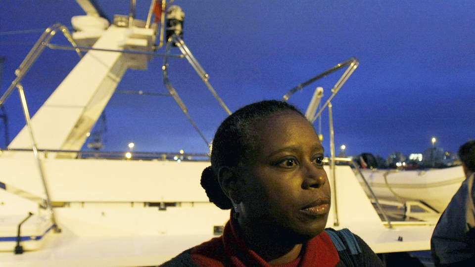 I HARDT V�R: Cynthia McKinney m�ter motb�r etter � ha v�rt ombord et n�dhjelpsfart�y som sies � ha blitt angrepet av israelsk marine. Foto: Petros Karadjias/AP/Scanpix