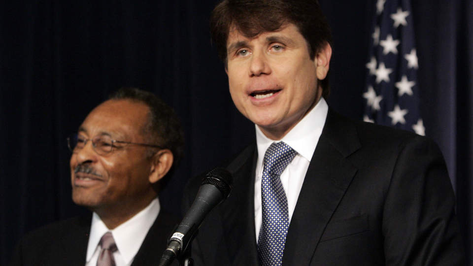 UTNEVNTE OBAMAS ETTERF�LGER: Skandaliserte Rod Blagojevich har utnevnt Roland Burris som ny senator. Det sp�rs hvor lenge Burris f�r ha den jobben.
Foto: REUTERS/SCANPIX