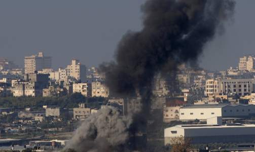 TREFFER BOLIGER: I enkelte tilfeller har Israel n� advart p� forh�nd om hvor de vil bombe. Foto: REUTERS/Ronen Zvulun/Scanpix