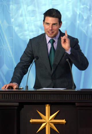 UTE: Tom Cruise, som ikke hadde noen st�rre filmroller i �ret som gikk, n�dde aldri opp.