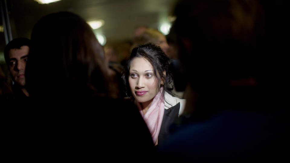 GJ�R COMEBACK: Saera Khan m�ter p� Stortinget igjen i morgen. Her fotografert p� nominasjonsm�tet i Oslo Arbeiderparti i november. 
Foto: SCANPIX