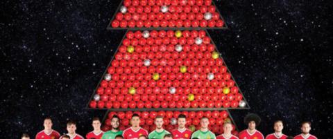 Manchester United ville ønske god jul på Twitter. Fikk bøtter av tyn tilbake