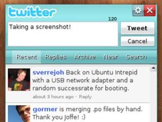 OPERA-WIDGET: Norske Opera har laget en egen Twitter-widget. Foto: OPERA SOFTWARE