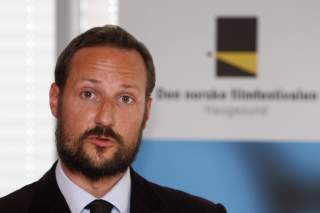 STILLER: Kronprins Haakon.
Foto: H�kon Mosvold Larsen / SCANPIX