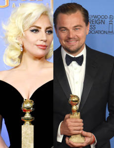 DiCaprio får slakt for reaksjonen sin etter at Lady Gaga dulta borti ham