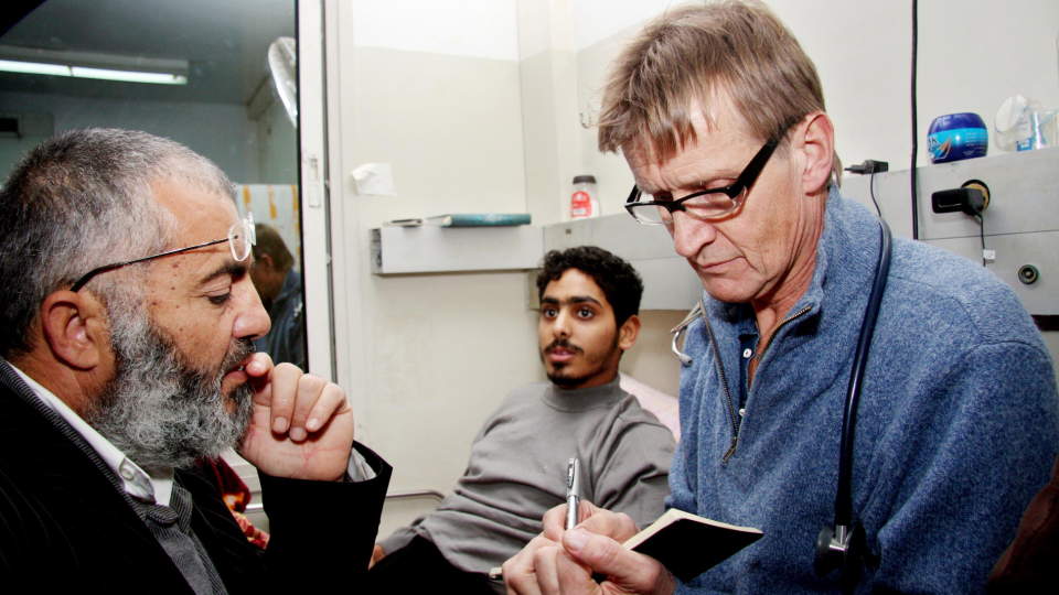BLIR I GAZA: Mads Gilbert.
