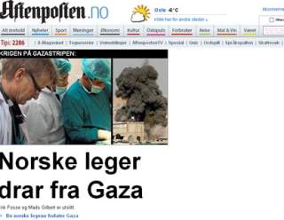 HOVEDOPPSLAG: Ogs� Aftenposten.no har sl�tt opp nyhetsmelding som skaper forvirring. (Faksimile)