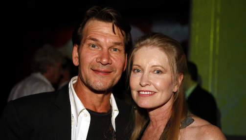 GIFT: Patrick Swayze og kona Lisa Niemi. Foto: Isaac Brekken/AP/SCANPIX