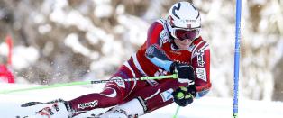 Skadet Kristoffersen på pallen da Hircher sikra sammenlagtseieren