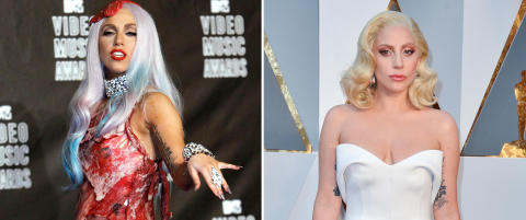 Lady Gaga fyller 30 år - sjekk hennes elleville stilforandring
