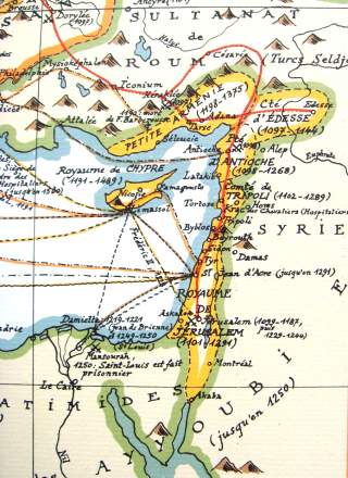 DET HELLIGE LAND: Korsfarere opprettet kristne stater i Midt-Østen fra slutten av 1000-tallet. De ble der i 200 år. Foto: WIKIMEDIA DET HELLIGE LAND: Korsfarere opprettet kristne stater i Midt-Østen fra slutten av 1000-tallet. De ble der i 200 år. Foto: WIKIMEDIA
