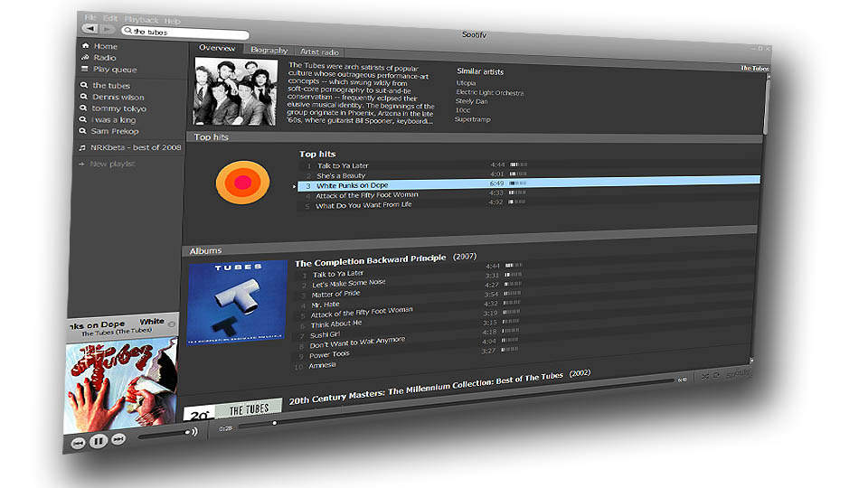 MARKEDSLEDENDE: Men Spotify sliter med inntjeningen. L�sningen er mobilmarkedet, tror analytikerne.