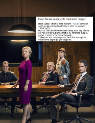 «Hotel Cæsar» søkte etter jente med store pupper: - Vi beklager den formuleringa