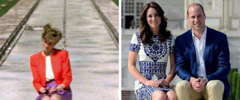 William og Kate gjenskapte ikonisk Diana-bilde