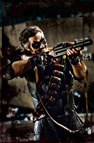 POSTMODERNE: Jeffrey Dean Morgan som �The Comedian�.