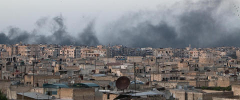 Nytt bomberegn over Aleppo