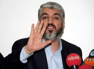 NEKTER: Hamas' politiske leder Khaled Mashaal nekter � g� med p� Israels krav til v�penhvile. Foto: EPA/YOUSSEF BADAWI/SCANPIX
