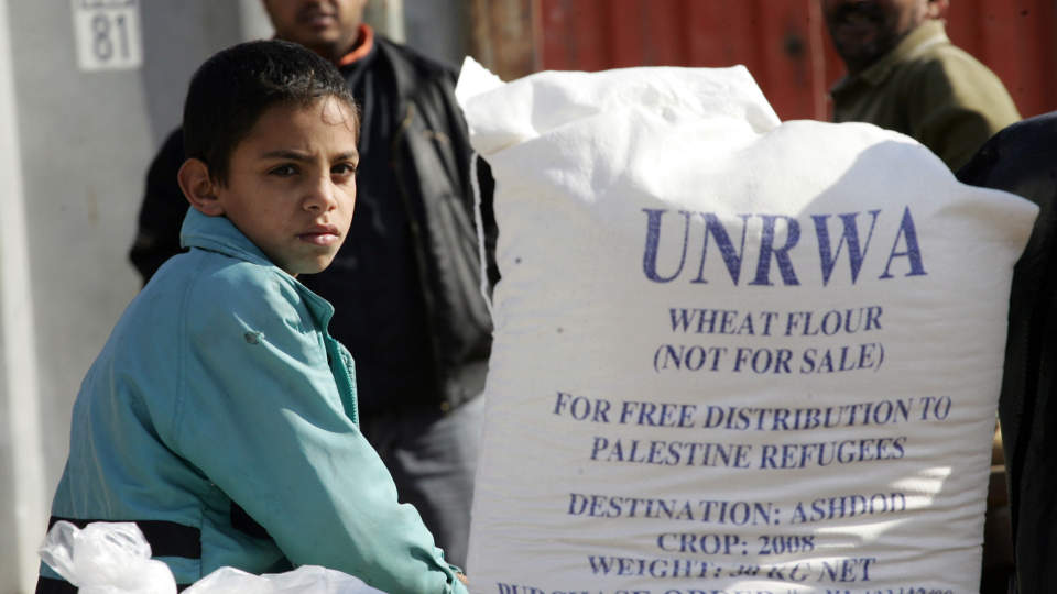 F�R MAT I DAG OGS�: Omkring 800 000 palestinere er avhengige av hjelpen fra UNRWA. Foto: Scanpix