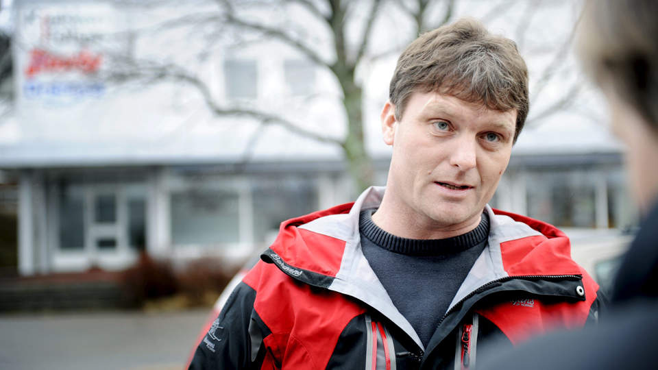 RENVASKET - ELLER?: Byggmester Harald Langemyhr (43) selv hevder hardnakket at han n� er renvasket i rettssystemet for anklagene om sosial dumping. Foto: CHARLOTTE SCHJ�LL/SCANPIX