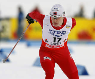 UTEN NUMMER: Uten nummer fikk ikke H�vard Klemetsen vist VM-form i g�r. Foto: Gorm Kallestad/Scanpix