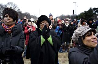 HELT TEXAS: Iris Allen fra Houston, Texas, da Beyonc� sang avslutningssangen. Foto: SVEINUNG UDD YSTAD