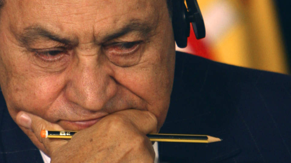 OPTIMIST: Egypts president Hosni Mubarak tror en varig v�penhvile mellom Israel og Hamas kan v�re p� plass allerede neste uke. I morgen g�r israelerne til valg. Foto: REUTERS/Amr Dalsh/SCANPIX