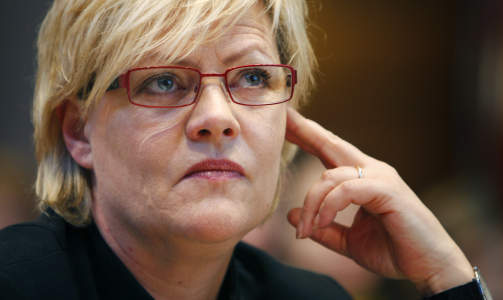 TROR P� KRISTIN:- Jeg er helt rolig i forhold til regjeringens tiltakspakke. Fagbevegelsen vil v�re forn�yd og SV kommer til � sette sitt preg p� den, sier LO-topp og SV-politiker Per �stvold. 
Foto: Erlend Aas / SCANPIX