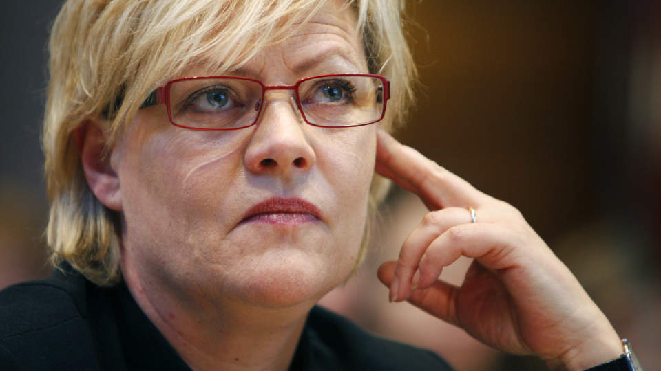 REGULERER OLJEFONDET: Klokka tolv i dag legger finansministeren fram en fersk Stortingsmelding om oljefondet, der hun vil stramme inn p� mulighetene for � drive aktiv forvaltning. Foto: SCANPIX