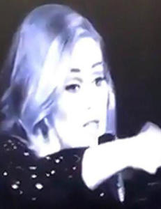 Adele ga skjennepreken til kvinnelig fan: - Slutt å filme meg