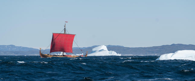 Norsk vikingskip har nådd Nord-Amerika