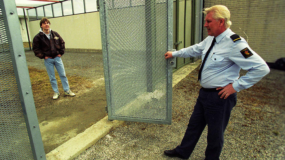 SKULLE UT AV FENGSEL: Her er Stig Millehaugen p� Ullersmo fengsel. Foto: Odd Wentzel/Dagbladet
