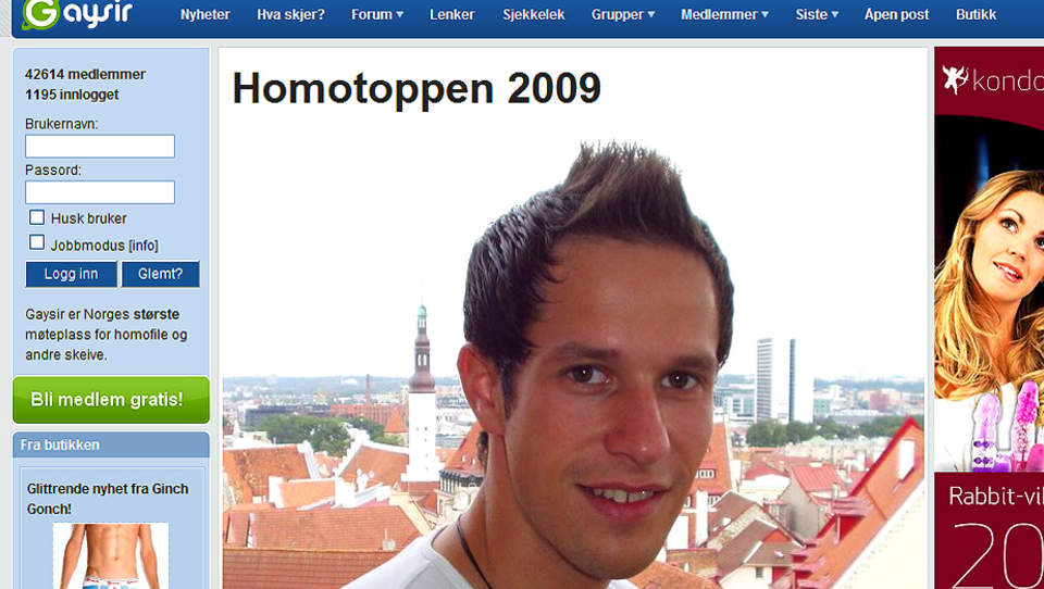 DRAPSTRUET: Arnfinn Nordb� (24) ble drapstruet da han offentlig fortalte om sin legning. FAKSIMILE: GAYSIR