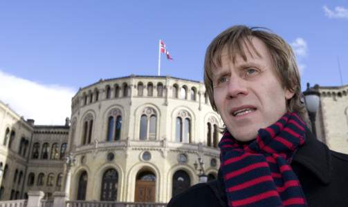 TROR P� OBAMA: Generalsekret�r i Amnesty International Norge, John Peder Egen�s. Foto: Bj�rn Sigurds�n / SCANPIX