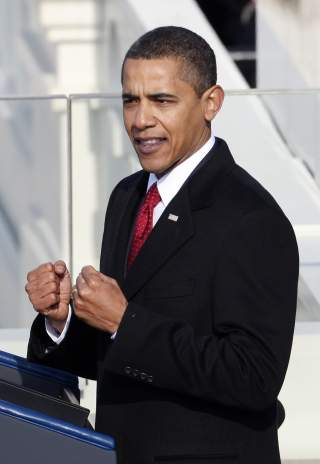 I ARBEID:  I dag startet arbeidet for USAs nyinnsatte president. Foto: REUTERS/Jim Young/ SCANPIX