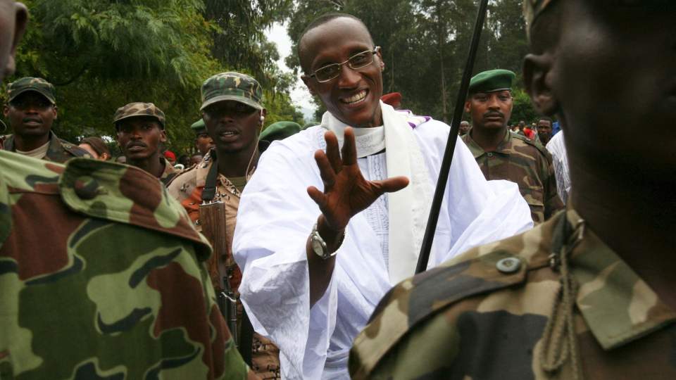 SKAL HA BLITT ARRESTERT: Rwandiske og kongolesiske styrker sier de har p�grepet oppr�rslederen Laurent Nkunda fredag. Foto: EPA/SCANPIX