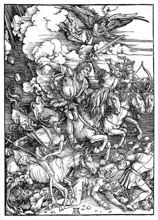 APOKALYPSEN: Johannes �penbaring - eller apokalypsen - tolket i lys av Det gamle testamentet, er grunnlaget for mange av teoriene til dispensjonalistene. Det er Daniels bok kapittel 9 i Det gamle testamentet som er rettesnoren. Foto: Wikimedia.