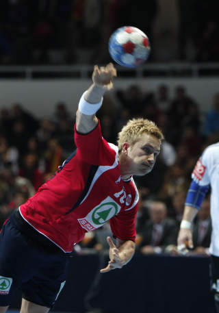 PÅ VINGENE: Håvard Tvedten. Foto: Gorm Kallestad/Scanpix