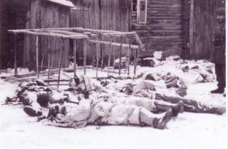 BLODIG: For mange estiske familier ble Narva-slaget en dobbel tragedie. Stalins tvangsutskrivning av estiske soldater og tyskernes mobilisering f�rte til at br�dre l� og skj�t p� hverandre.
FOTO: GEIR BRENDENS BILDESAMLING
