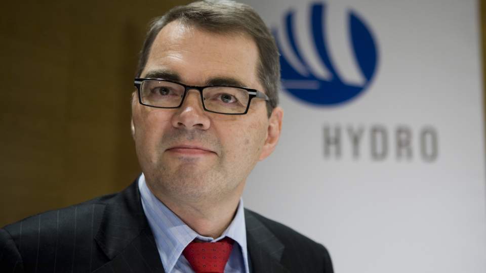 NY SJEF I T�FFE TIDER:  Svein Richard Brandtz�g overtar som konsernsjef i Hydro ASA etter Eivind Reiten. 
Foto: Heiko Junge  / SCANPIX