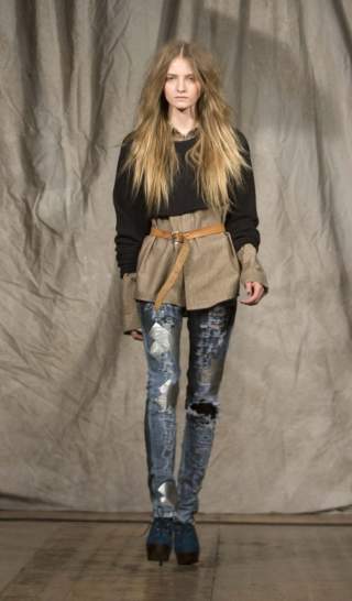 Fortsatt tight: Fra Cheap Monday i Stockholm i g�r. HAR DU NOEN JEANS-TIPS? Diskuter nedenfor bildene.