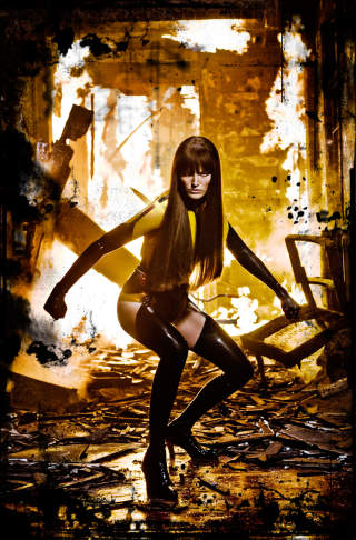 SPENSTIG: Silk Spectre II, spilt av svenske Malin �kerman.