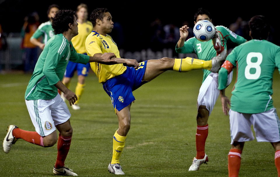 NY TILLIT: Daniel Nannskog i aksjon gjorde en god figur i  treningslandskampen mellom Sverige og Mexico i San Francisco sist. N� f�r han en ny mulighet med proffene ogs� med i troppen.
Foto: Pontus Lundahl / SCANPIX